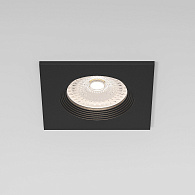 Светильник встраиваемый 8 см, Elektrostandard City GU10 25055/01, черный, вр 6,4 см
