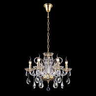 Люстра 58 см, Crystal Lux ICE NEW SP6 Золотой/Прозрачный