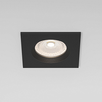 Светильник встраиваемый 8 см, Elektrostandard City GU10 25055/01, черный, вр 6,4 см
