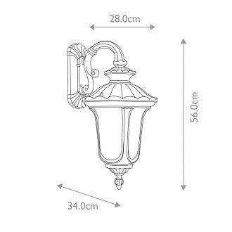 Настенный фонарь Elstead Lighting, Арт. CC2-M-BK
