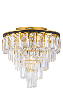 Люстра 450*450, 14*E27, 40W Sfera Sveta Хрусталь (Эконом) 2013/8+6 CP+BK, CP+BK