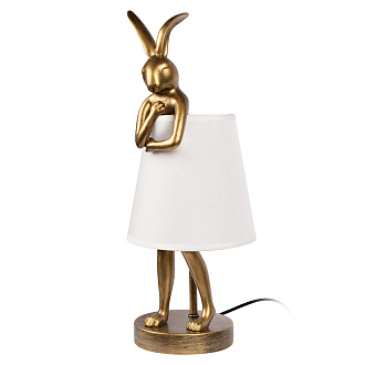 Настольная лампа 16*38 см, 1*E14 LOFT IT Lapine 10315/A White золото
