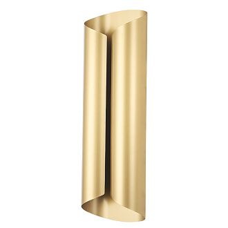 Бра 45 см, 20W, 3000K, Crystal Lux SELENE AP20 LED BRASS, латунь