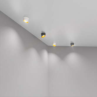 Встраиваемый точечный светильник 7005 MR16 BK/GD черный/золото Elektrostandard