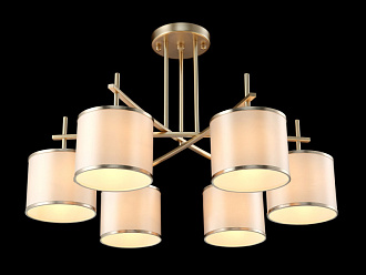 Люстра 77 см, Crystal Lux SERGIO PL6 GOLD Золотой