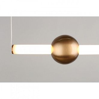 Подвесной светильник 60*10*30-200 см 20W, 3000K, Aployt Zhozefin APL.038.16.20, бронзовый