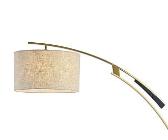 Торшер 178 см, Kink Light 07054-F,19-20, черный-бронза