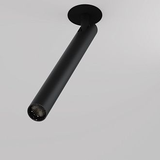 Встраиваемый светильник 3*3*32,6 см, LED, 6W, 4000К, Maytoni Technical Focus T C141RS-L300-6W4K-B черный, вр 5,5 см