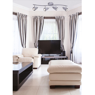 Спот с четырьмя лампами  Arte Lamp A1966PL-4GY REGISTA, серый