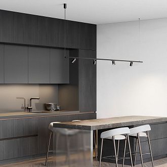 Трековый светильник магнитный 46*2*3 см, LED, 20W, 3000K, Elektrostandard Line Magnetic 85529/01, титан