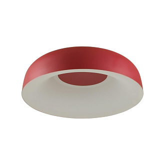 Потолочный светильник *48*14 см, LED 1*65W, 4000 К, Sonex Confy 7691/65L, белый/красный