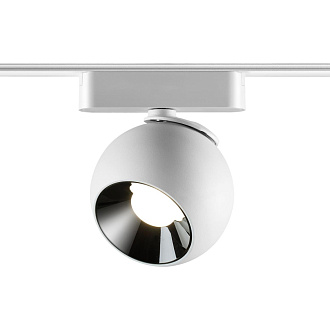 Трековый светильник для низковольтного шинопровода 11,5*10* см, LED 12W*3000 К, Novotech Shino Smal, белый, 359267