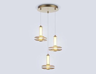 Подвесной светодиодный светильник **- см, **W, 3000K, Ambrella Light High Light LH31011, латунь