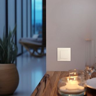 Радиовыключатель клавишный HiTE PRO LE-1 (слоновая кость) HPSW-LE1-IV-FR