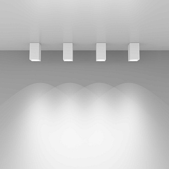 Светильник 6*6 см, GU10 50W, 1085 GU10 WH белый матовый Elektrostandard