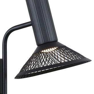 Бра 18*37 см, 1*LED, 6W, 3000K, F-Promo Metrics 4623-1W, черный матовый