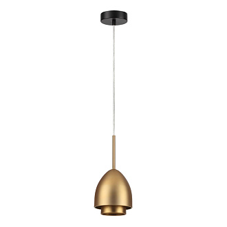 Подвесной светильник 12*120 см, 1*E14 Lumion AVRORA 8001/1A античное золото, черный