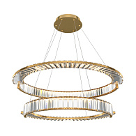 Каскадная люстра 100*100*150 см LED, 90W, 3000К, Maytoni Krone P097PL-L90BS3K латунный