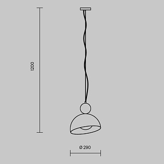 Светильник 29 см, Freya Bowl FR5439PL-01W, белый