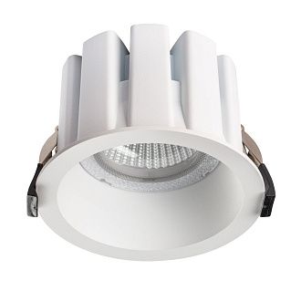 Светильник LED IP65 *10,8*- см, LED*W, 4000K, Lightstar Ciclone 385146, Белый, вр 9,5 см