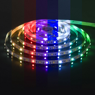 Светодиодная лента Лента светодиодная 24V 14,4W 60Led 5050+5050 IP20 MIX RGB/холодный белый, 5м Elektrostandard