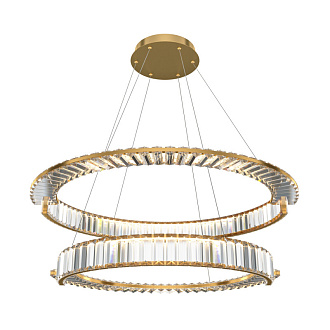 Каскадная люстра 100*100*150 см LED, 90W, 3000К, Maytoni Krone P097PL-L90BS3K латунный