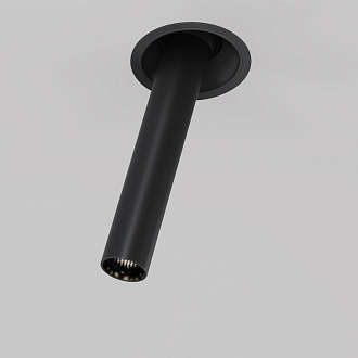 Встраиваемый светильник 3*3*31,6 см, LED, 7W, 4000К, Maytoni Technical Focus T C140RS-L300-7W4K-B черный, вр 7,5 см