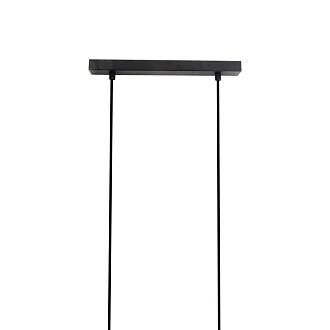 Подвесная люстра Favourite Piffero 2984-6P, L910*W85*H165/1665, каркас светильника сочетает два материала - дерево и металл в черном цвете