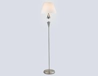 Торшер с абажуром **156- см, 1*E27*40W, K, Ambrella Light High Light LH75265, cатин никель
