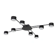 Потолочная люстра 95 см, Arte Lamp TRACY A1527PL-8BK, черный