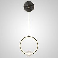 Бра LUANA WALL Black *20*60 см, 1*LED*10W, 3000, 4200K, ImperiumLoft luana-wall01, Чёрный