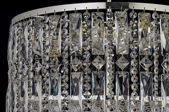 Люстра потолочная *40*32 см, 6*E27*60W, Arti Lampadari Erve Erve E 1.3.40.101 S, серебро