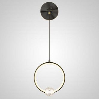 Бра LUANA WALL Black *20*60 см, 1*LED*10W, 3000, 4200K, ImperiumLoft luana-wall01, Чёрный