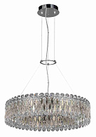 Светильник подвесной 61 см, Crystal Lux LIRICA SP10 D610 CHROME/GOLD-TRANSPARENT Хром