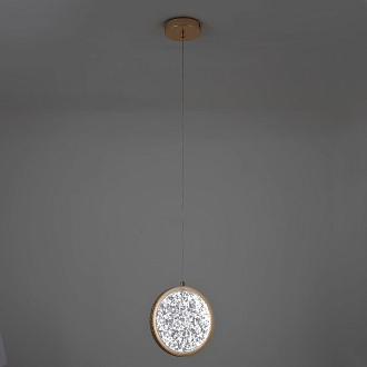 Подвесной светильник 20*2,5*100 см, LED 10W, 4000K, Золото LED4U L7108-200 GD