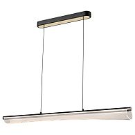 Подвесной светильник 120 см, 30W, 3000-6000K, Velante 451-403-01, черный-латунь