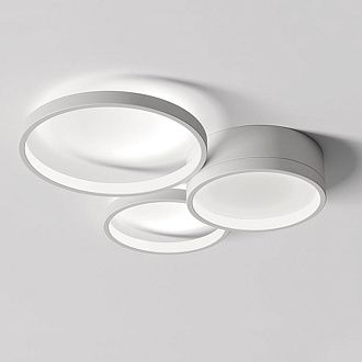 Потолочный светильник TWINE 3 rings White 44*39*6 см, 3*LED*12W, ImperiumLoft TWINE01, Белый