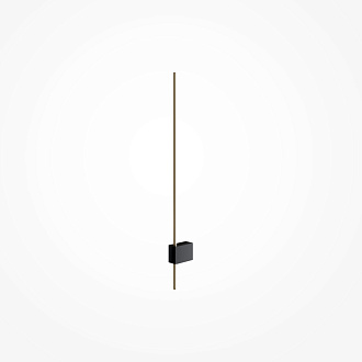 Бра 62 см, 6W, 3000K Maytoni Technical Pars C070WL-L6GB3K, золото-черный