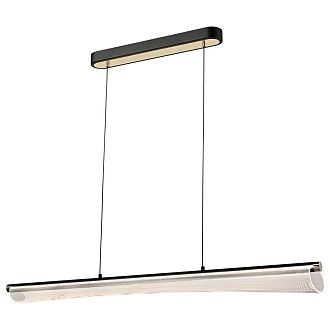 Подвесной светильник 120 см, 30W, 3000-6000K, Velante 451-403-01, черный-латунь
