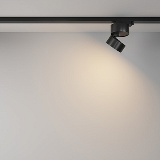 Трековый светильник 9 см, 12W, 3000K, Maytoni ONDA TR007-1-12W3K-B-1, черный