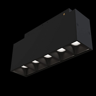 Светодиодный светильник 14 см, 11W, 3000K Maytoni Points S35 TR014-2-10W3K-B, черный трековый