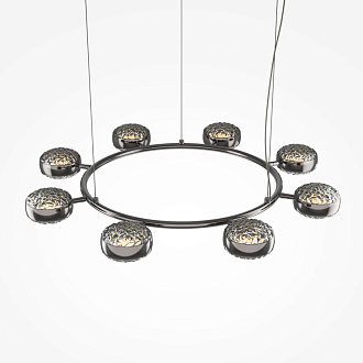 Светильник 93 см, 80W, 3000K, Maytoni Mind MOD299PL-L80BC3K, черный хром