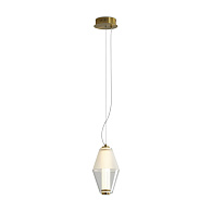 Светильник 17 см, 8W, 3000K, Freya Plum FR6137PL-L6BT, латунь