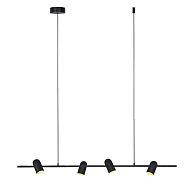 Люстра 140*15*120 см, 4*GU10 Gerhort G31227/4BK BK, Черный