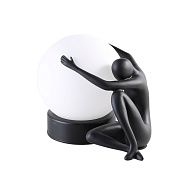 Настольная лампа 17*22*17 см, 1*LED, 6W, 3000K Divinare Eleganza 1042/06 TL-6, Черный