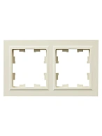 BRITE Рамка 2 поста IP44 РУ-2-БрКр-44 бежевый