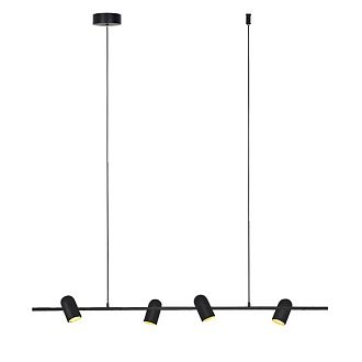 Люстра 140*15*120 см, 4*GU10 Gerhort G31227/4BK BK, Черный