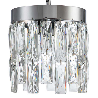 Подвесной светильник 200*200*360/1160 мм, 2*E14 хром Indigo Anna V000389, 12029/2P Chrome