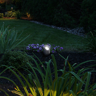 Садово-парковый светильник *14*16 см, GU10 * 1 12W,  Mantra Taos 7107, серый