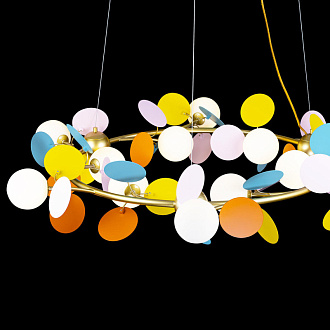 Люстра подвесная LOFT IT Matisse 10008/1050 mult, диаметр 105 см, золото